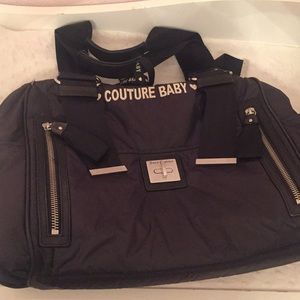 JUICY COUTURE BABY BAG Black & Silver